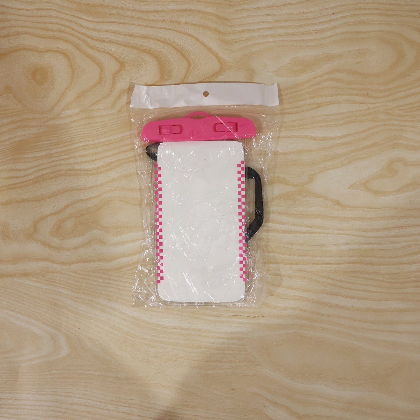 Waterproof Mobile Pouch Cover Pink - Packaging