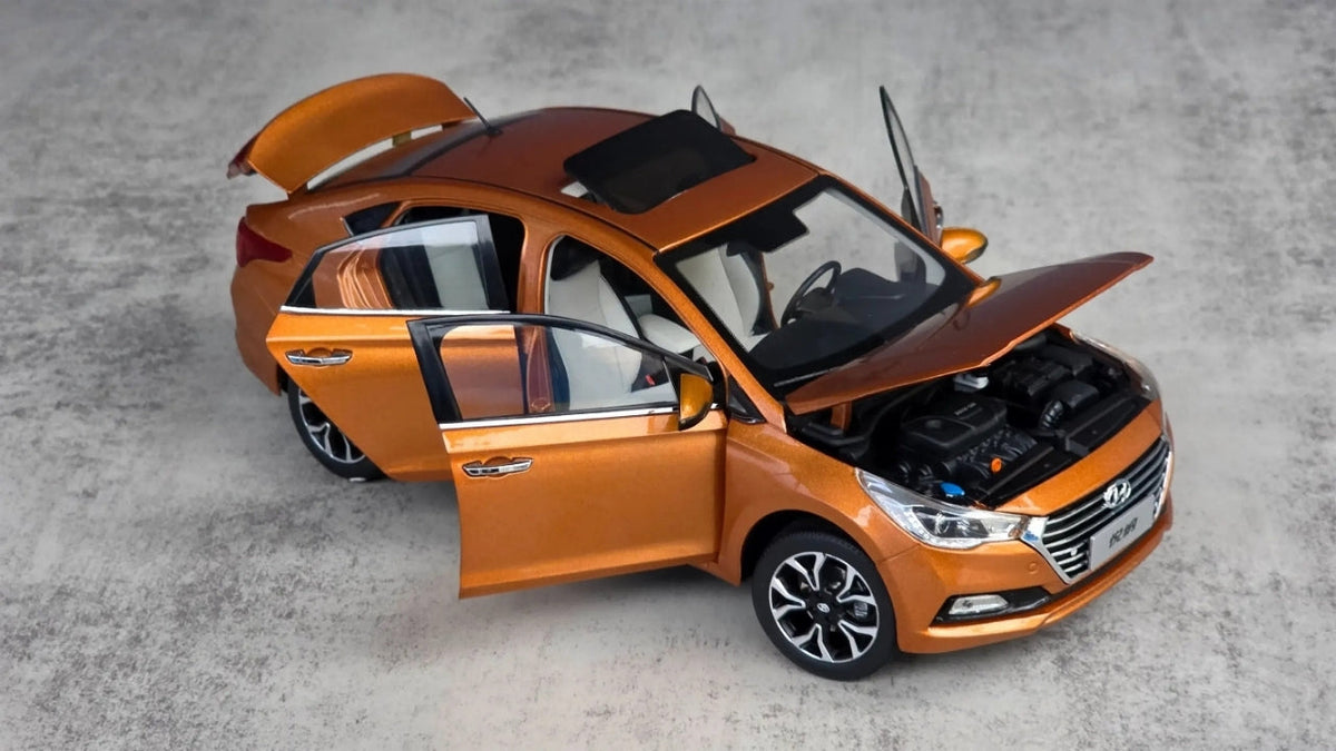 Hyundai Verna Toy Car : Miniature Sedan Brings Hyundai’s Design Into the World of Collectors