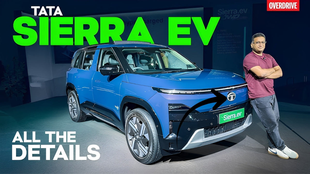 Tata Sierra EV varient is launched with 5 Star Safety Rating, range is 650KM in single charge