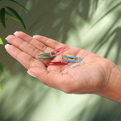 Multicolor-Coated Paper Clips Approx (230Pc Set)