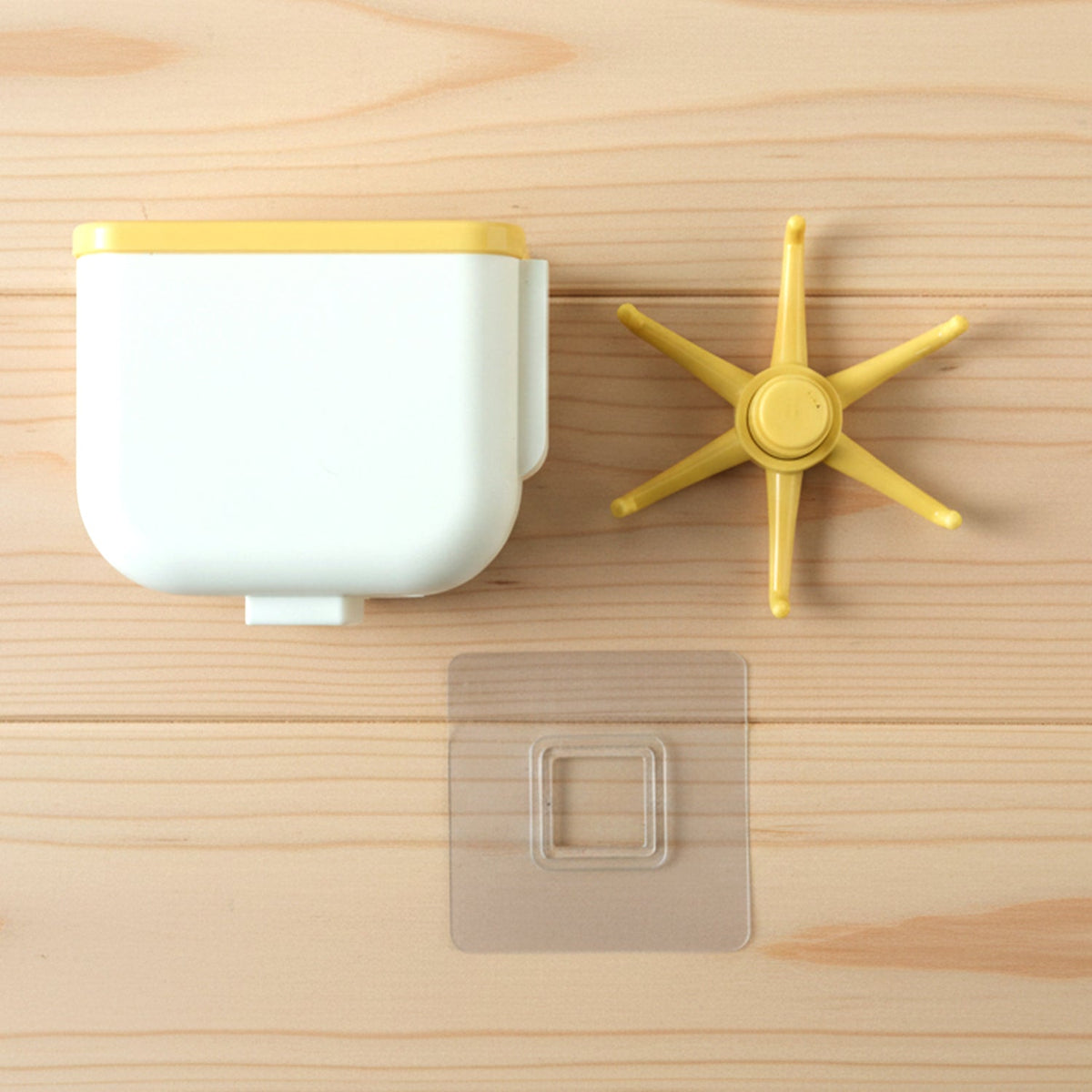 360° Rotating Storage Heavy Duty Sticky Wall Hook (1 Pc)