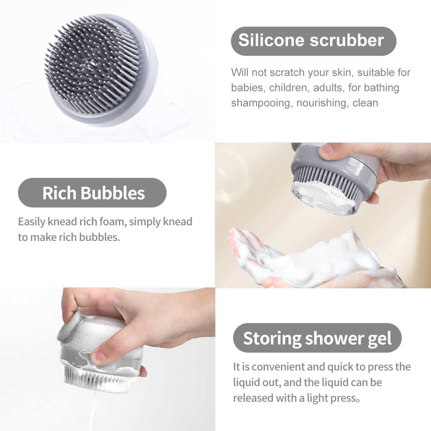 Head Scalp Massager Shampoo Brush, Hair Scrubber Hair Growth (1 Pc)