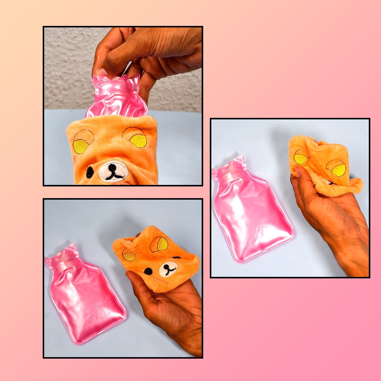 Cute panda heating bag