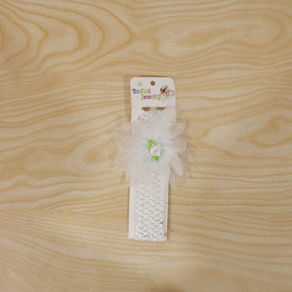 Cute Soft Elastic Floral Baby Headband Stylish Stretchable Hair Band (1 Pc)