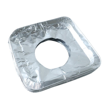 Aluminium Gas Stove Protector Covers (10 Pc, 23x23 cm)