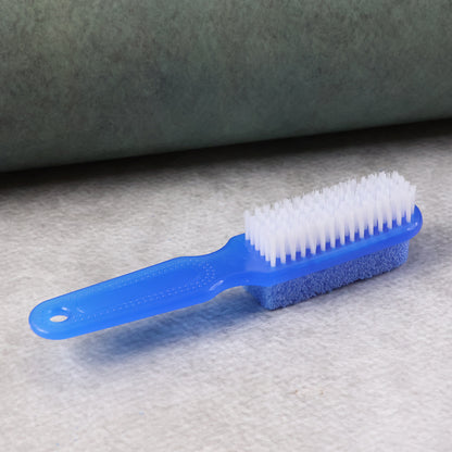2-in-1 Foot Scrubber Brush With Pumice Stone