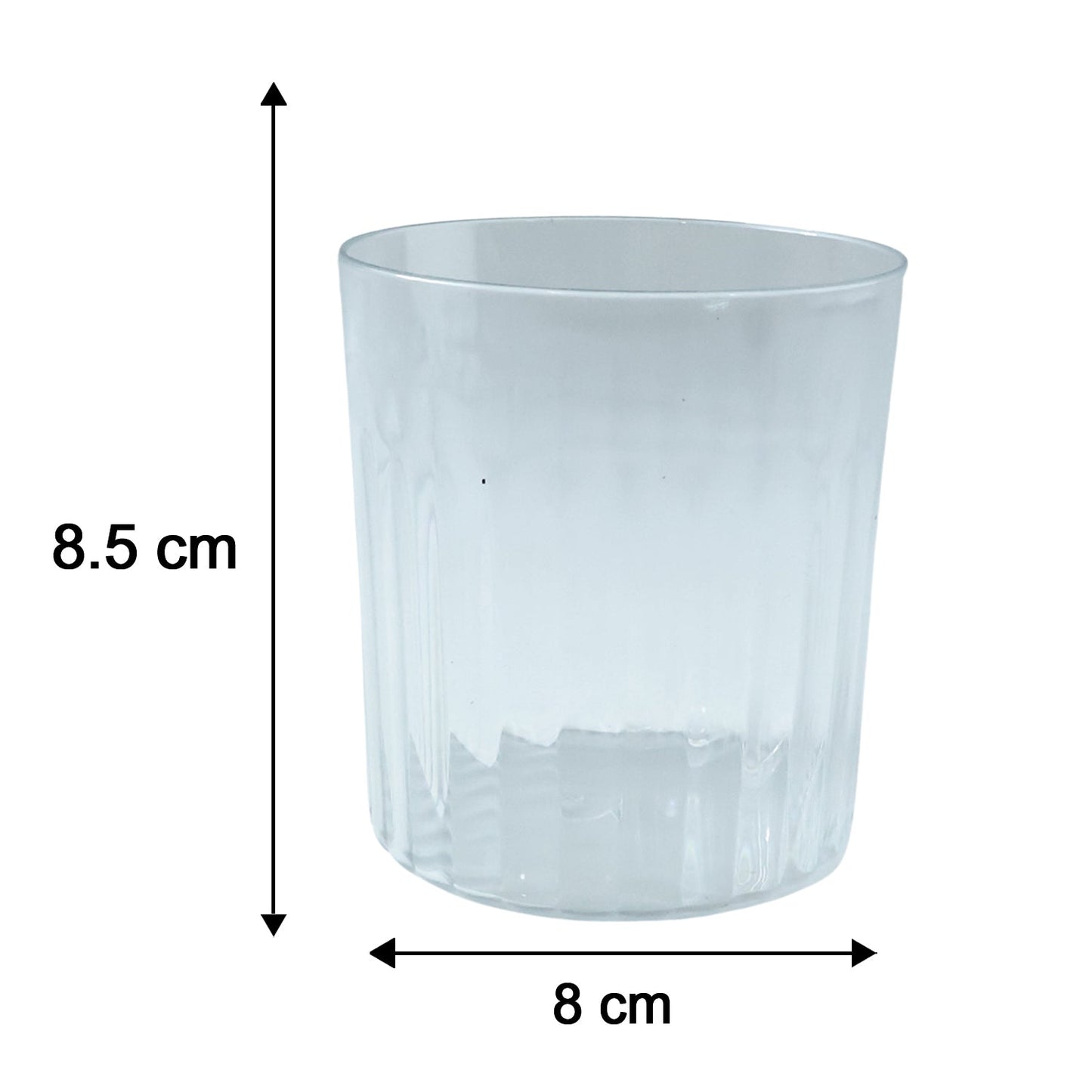stackable glass drinkware set