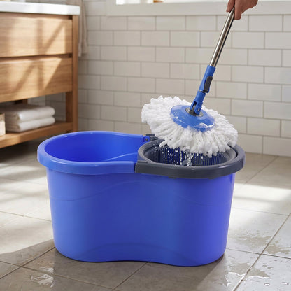 360 Rotating Turbo Spin Mop with Bucket And PLastic jali Set (1 Set)