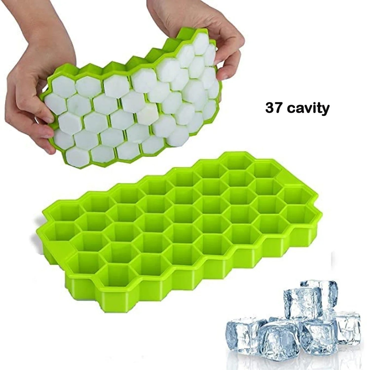 Face Icer Roller With Honeycomb Ice Tray (2 Pc )