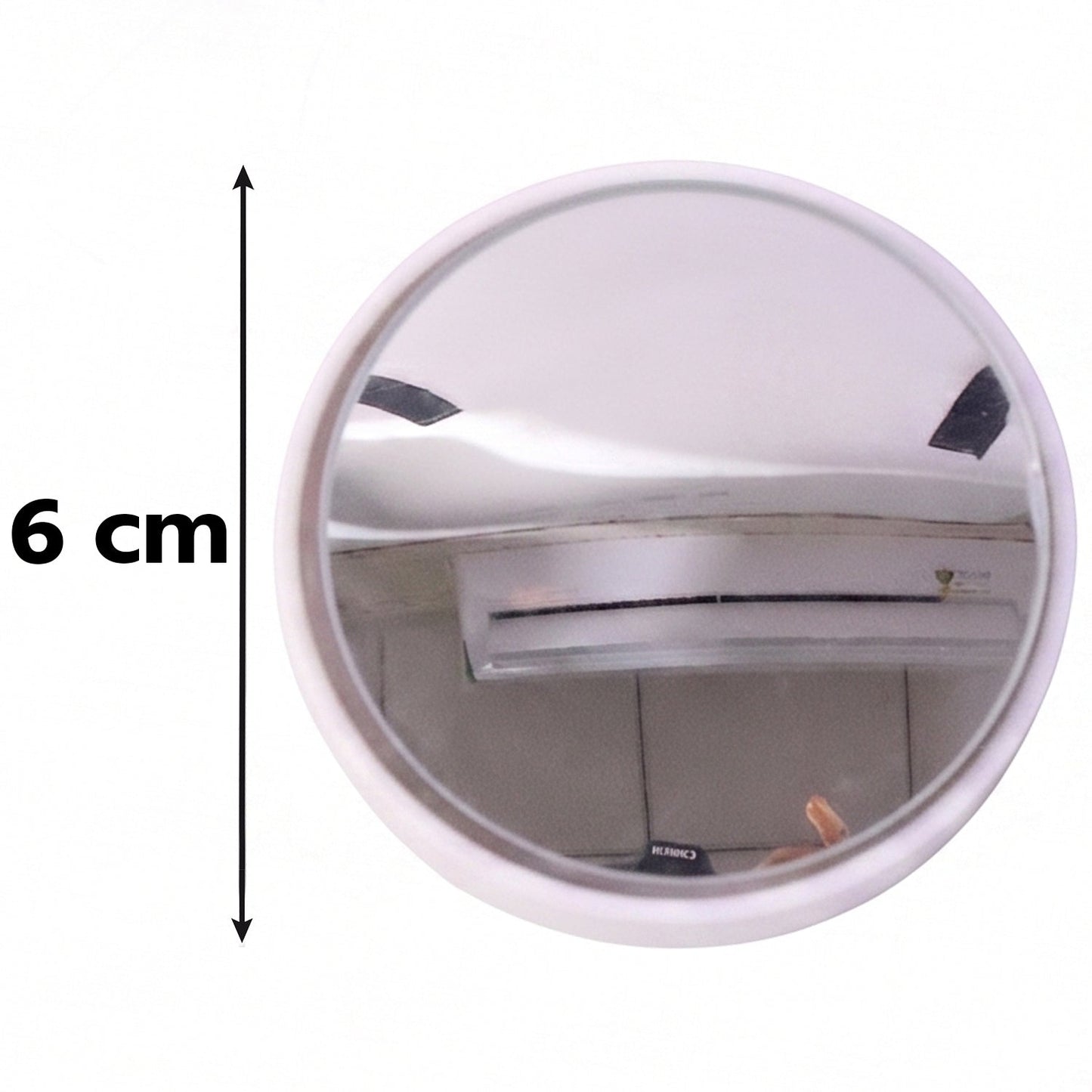 Wide Angle Blind Spot Mirror Round Convex Hd Stick On Car Side Mirror (2 Pc Set)