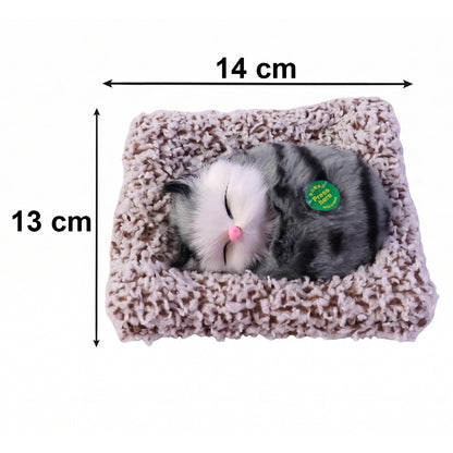 Decor Cat Open Eye Showpiece (1 Pc)