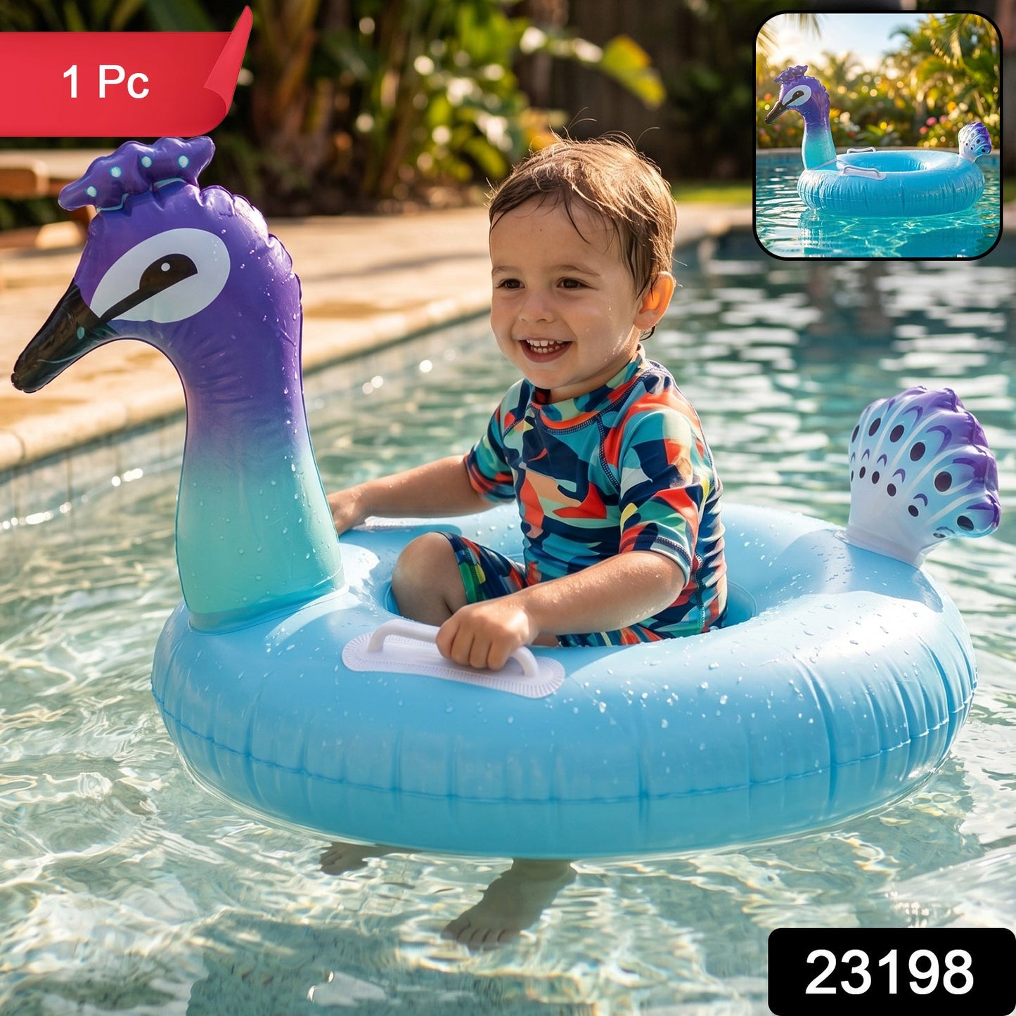 soft inflatable swim ring kids pool use