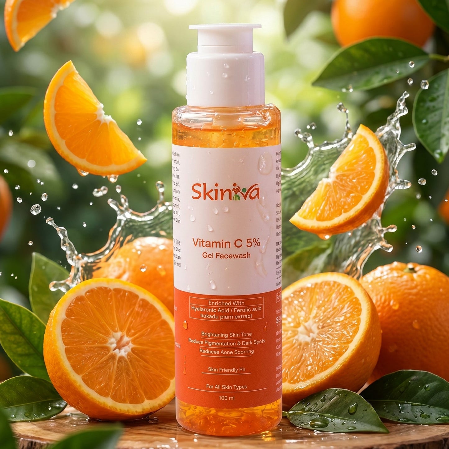 gentle hydrating vitamin C facial wash gel