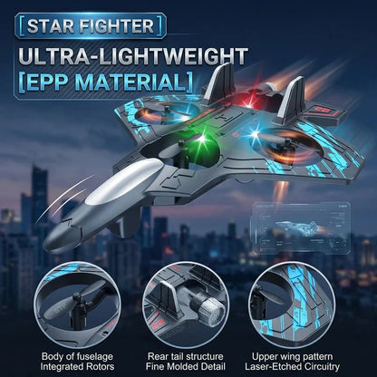 Sky Fighter RC Jet – Remote Control Flying Plane with LED Lights