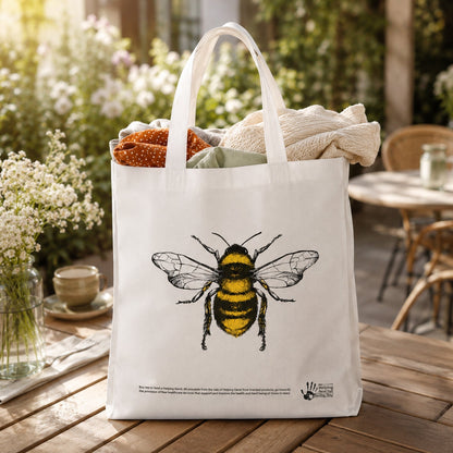 Bee Tote Bag Outdoor Garden Lifestyle