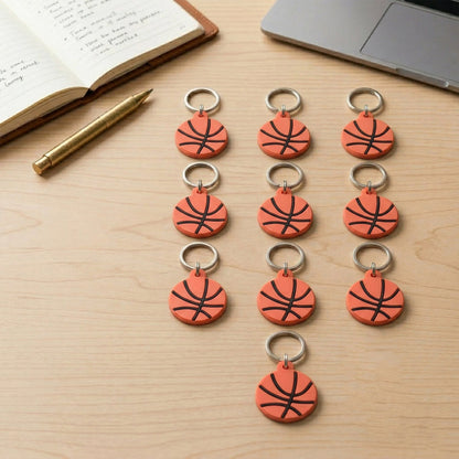 basketball theme key holder