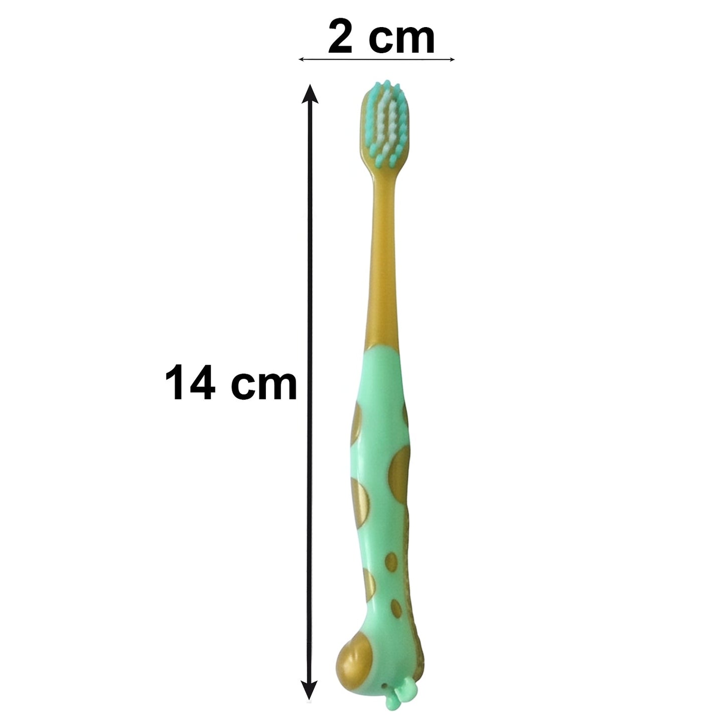 Kids Toothbrush with Cute Animal Whistle Toy Set