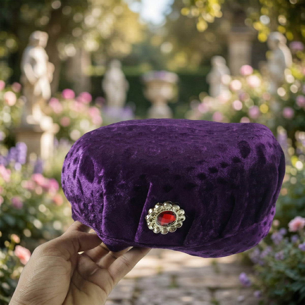 Premium Traditional Style Soft Velvet Cap (1 Pc)