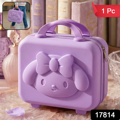 Kids Bear-Shaped Hard Shell Storage Carry Case with Handle (Mix Design)