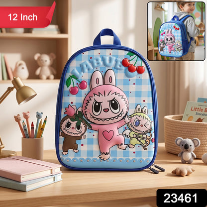 Labubu Bunny Monster 3D Print Kids Backpack