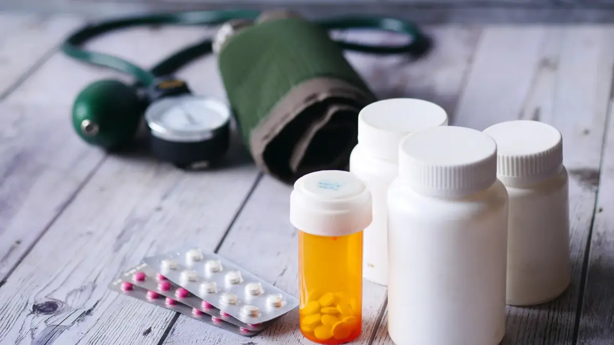 Illustrative image: blood pressure pill